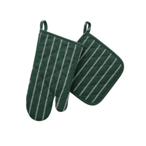 Striped Oven Mitts