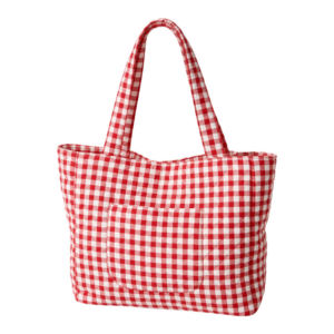 Red Gingham Mom Bag